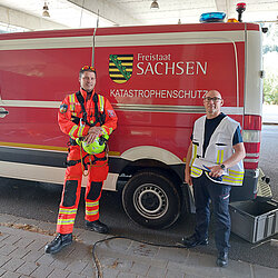 Bundesländerübergreifende Zusammenarbeit der Flughelfer in der Sächsischen Schweiz